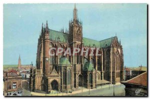 Modern Postcard Metz Moselle La Cathedrale