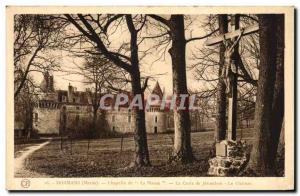 Postcard Old Chapel of Dormans Marne The cross of Jerusalem The castle