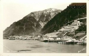 AK, Juneau, Alaska, Town View, Winter Pond No. 331, RPPC