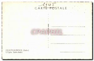 Old Postcard Chateauroux (Indre) L & # 39Eglise Saint Andre