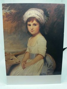 Miss Martindale George Romney The Iveagh Bequest Vintage Art Painting Postcard