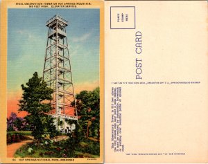 Steel Observation Tower on Hot Springs Mountain (11046