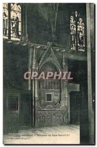 Avignon - Tomb of Pope Benedict XII - Old Postcard