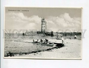 3173870 GERMANY KIEL LIGHTHOUSE boys on coast Vintage postcard