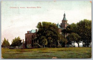 Mansfield Ohio 1907 Postcard Children's Home