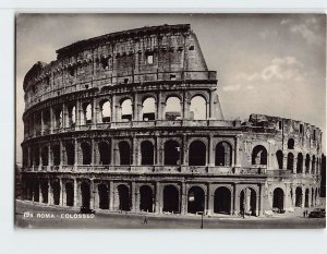 Postcard Colosseum Rome Italy