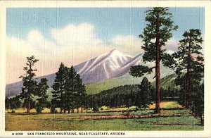 Postcard MOUNTAIN SCENE Flagstaff Arizona AZ AI0828