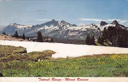 Tatoosh Range Mount Rainier Washington 1968