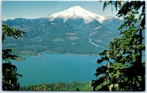 M-98099 Mt Baker and a Small Portion of Baker Lake Washington USA