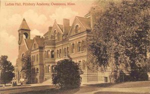 Ladies Hall Pillsbury Academy Owatonna Minnesota 1910c postcard