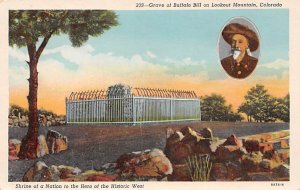Grave Of Buffalo Bill Postcard