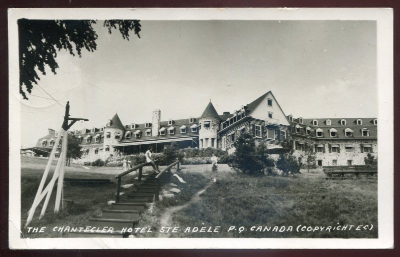 h2465 - STE. ADELE Quebec 1948 Chantecler Hotel. Real Photo Postcard
