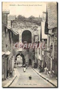 Postcard Old Dinan Street Jerzual Gate and West Coast