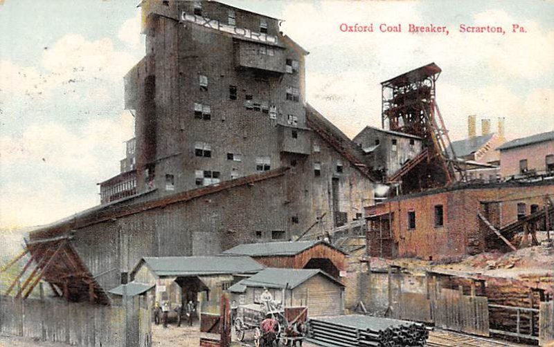 Oxford Coal Breaker Scaranton, PA, USA Mining 1909 