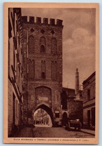 Poland Postcard Wroclaw Gate Remnant of Fortifications in 15th Century c1930's