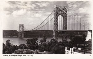 New York City George Washington Bridge 1941 Real Photo