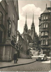 Czech Republic Brno Petrov z Kap Cinskeho Namesti Brunn Vintage RPPC BS19