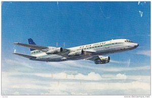 DC-8 Passenger Jet Airplane, Air New Zealand, New Zealand, PU-1972