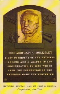 Hon Morgan G Bulkeley Baseball Hall Of Fame & Museum Cooperstown New York