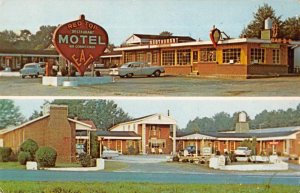 Ware Shoals South Carolina Red Top Motel Vintage Postcard AA7245