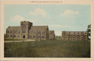 Belleville Ontario Albert College Unused Postcard G70