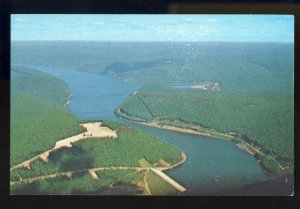 Warren/Kane/Bradford, Penn/PA Postcard, Aerial View of Kinzua Dam/Route 59