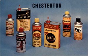 Chesterton Car Products Advertising Ad Vintage Postcard