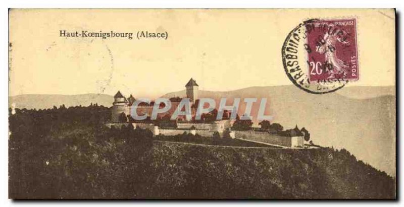 Postcard Old Hochk?nigsburg Alsace