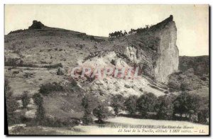 Old Postcard Le Mont Dore Dent du Marais said the maiden jump