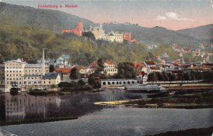Germany 1917 Heidelberg a Neckar vintage postcard