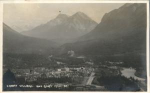 RPPC Goat Mountain and Banff Village - Alberta, Canada