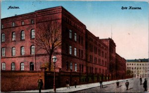 Germany Aachen Rote Kaserne Vintage Postcard C331