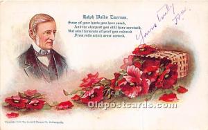  Famous People Postcard Ralph Waldo Emerson