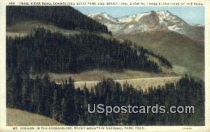 Trail Ridge Road, Estes Park - Rocky Mountain National Park, Colorado CO