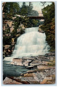 1911 Lower Manorkill Falls Schoharie Catskill Mountain New York NY Postcard 