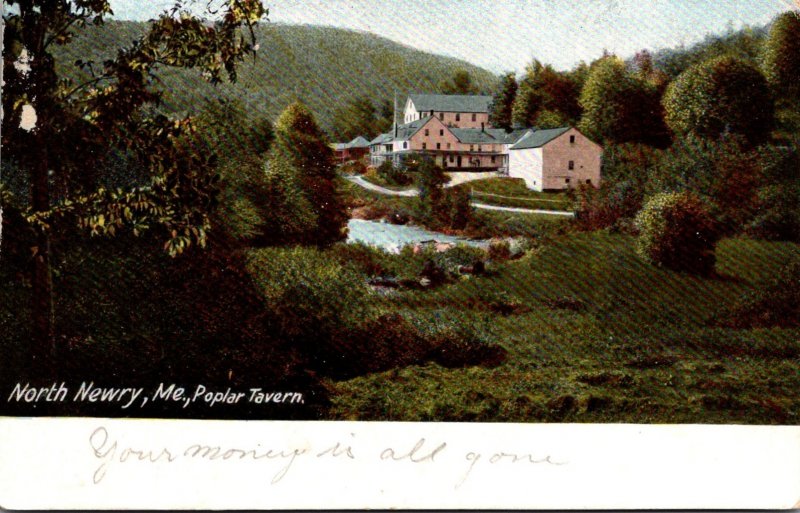 Maine North Newry The Poplar Tavern 1907