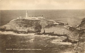 c1910 Postcard; South Stack Lighthouse, Holyhead, Anglesey Wales, Unposted Nice