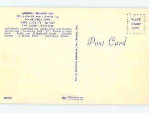 Pre-1980 OLD CARS & ADMIRAL BENBOW INN MOTEL Pine Bluff Arkansas AR ho5116