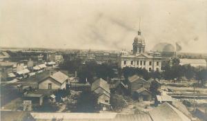 Birdseye View C-1910 Minden Nebraska RPPC real photo postcard 5712