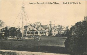 Postcard C-1910 Washington DC Anderson Cottage US Solider Albertype 22-13224