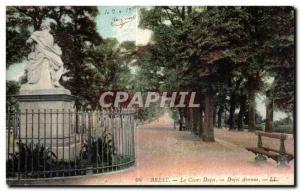 Old Postcard Brest Dajot Course Dajot Avenue