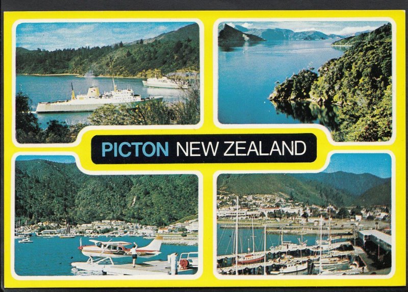 New Zealand Postcard - Views of Picton   LC5597