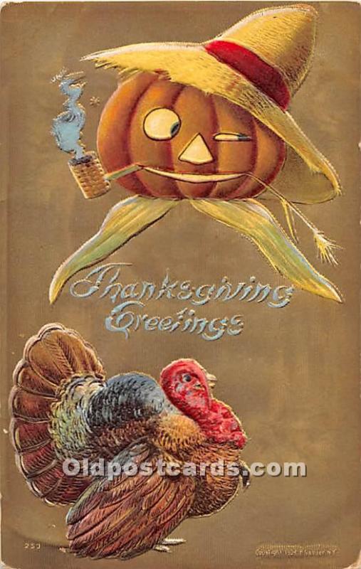 Artist Sanders Thanksgiving 1908 