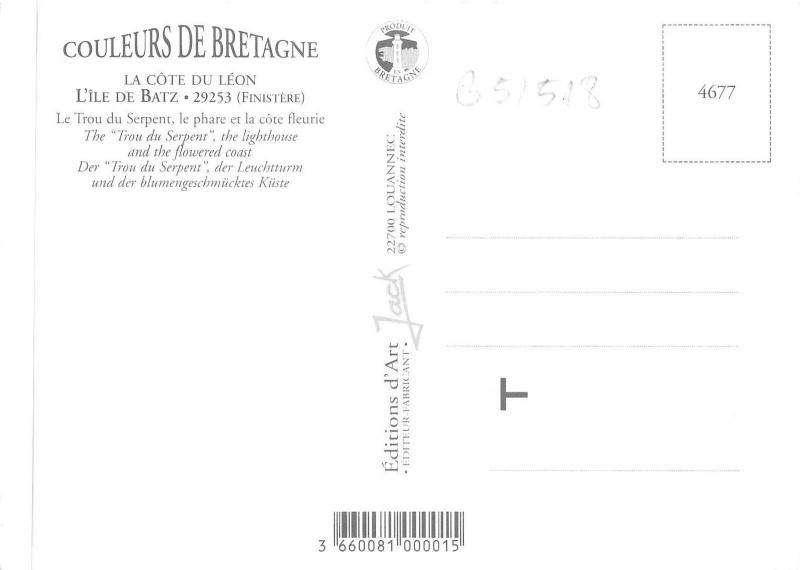 B51518 L`Ile de Batz   france