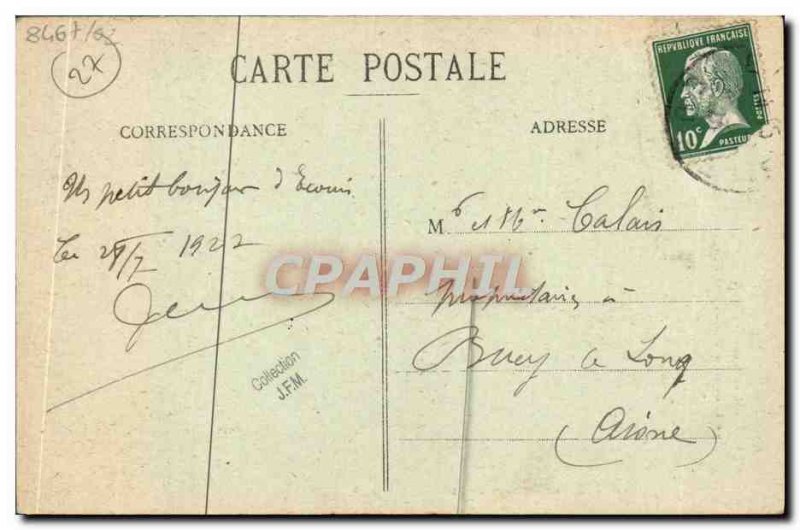 Old Postcard Ecouis Army Military Monument