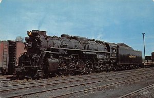 Nickel Plate 763 NKP Fresh out of Conneaut Ohio Railroad, Train Postcard