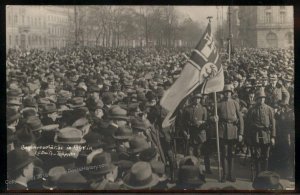 Germany 1919 Berlin Revolution Luettwitz Freikorps Troup RPPC 93530