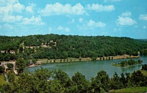 Arkansas Panoramic View Of Lake Bella Vista and Bella Vista Park From Balcony...