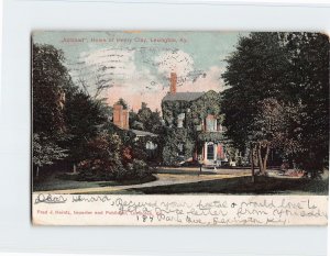 Postcard Ashland, Home of Henry Clay, Lexington, Kentucky