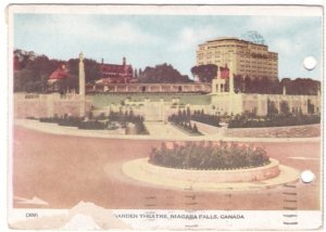 Oakes Garden Theatre, Niagara Falls, Ontario, Canada, Folkard Bifold Postcard